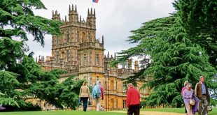 Highclere Castle in Hampshire, the iconic location from ‘Downtown Abbey’.