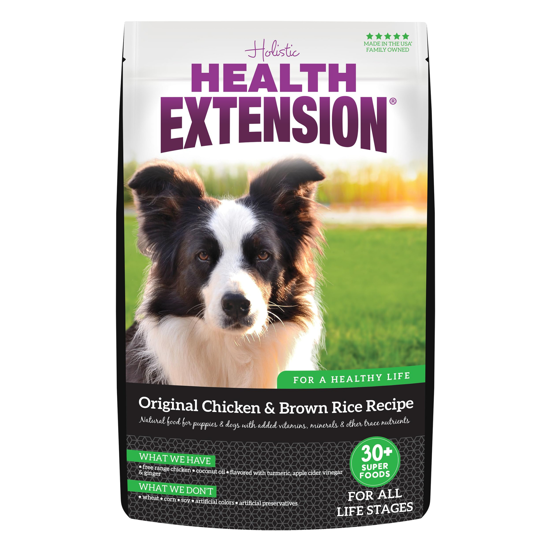 Health Extension Original Chicken & Brown Rice Dry Dog Food ( lb /