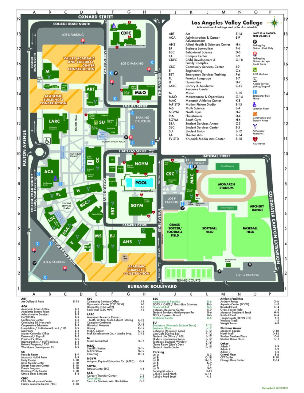 Map & Parking  LAVC