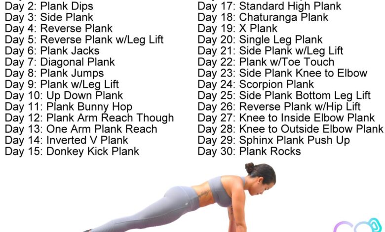 14 day plank plan