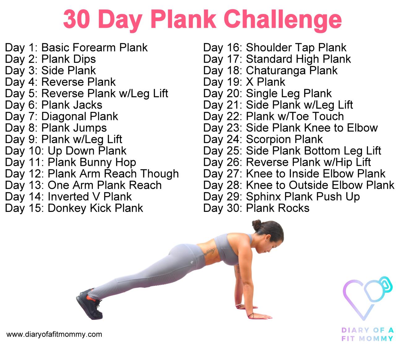 14 day plank plan