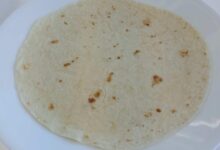 Soft avocado breakfast taco