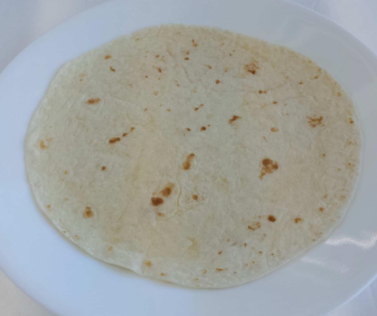 Soft avocado breakfast taco