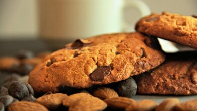 Gluten free chocolate tahini cookies