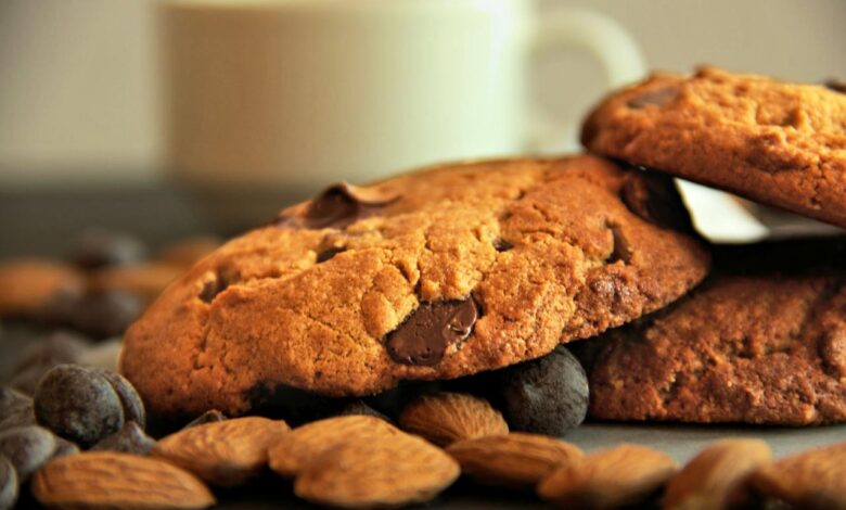 Gluten free chocolate tahini cookies
