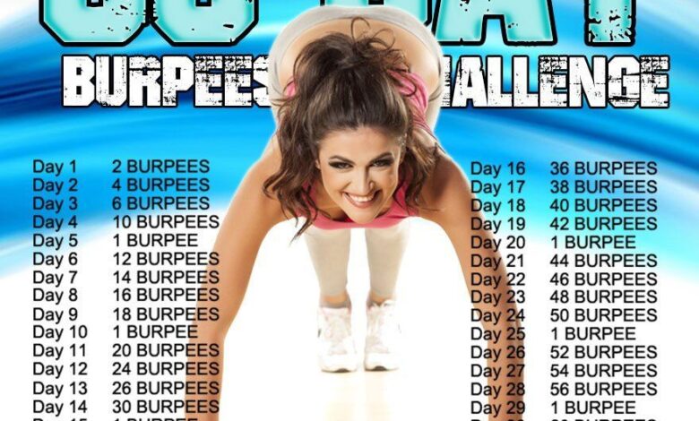 The 31 day burpee plan