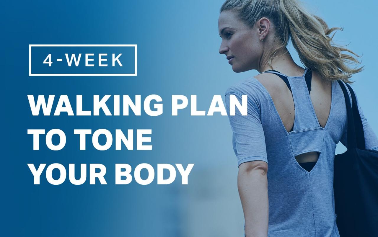 2 week walking guide to tone your body