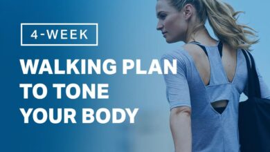 2 week walking guide to tone your body