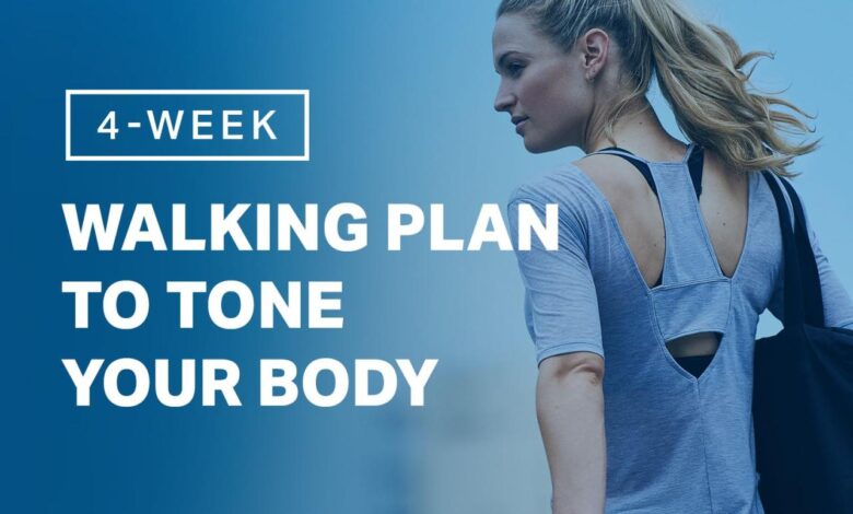 2 week walking guide to tone your body