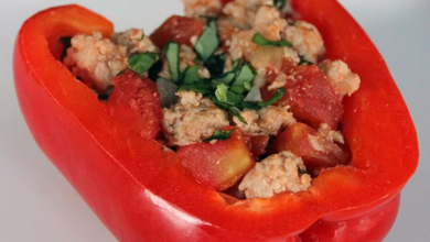 Stuffed peppers recipes with up to 43 grams of protein