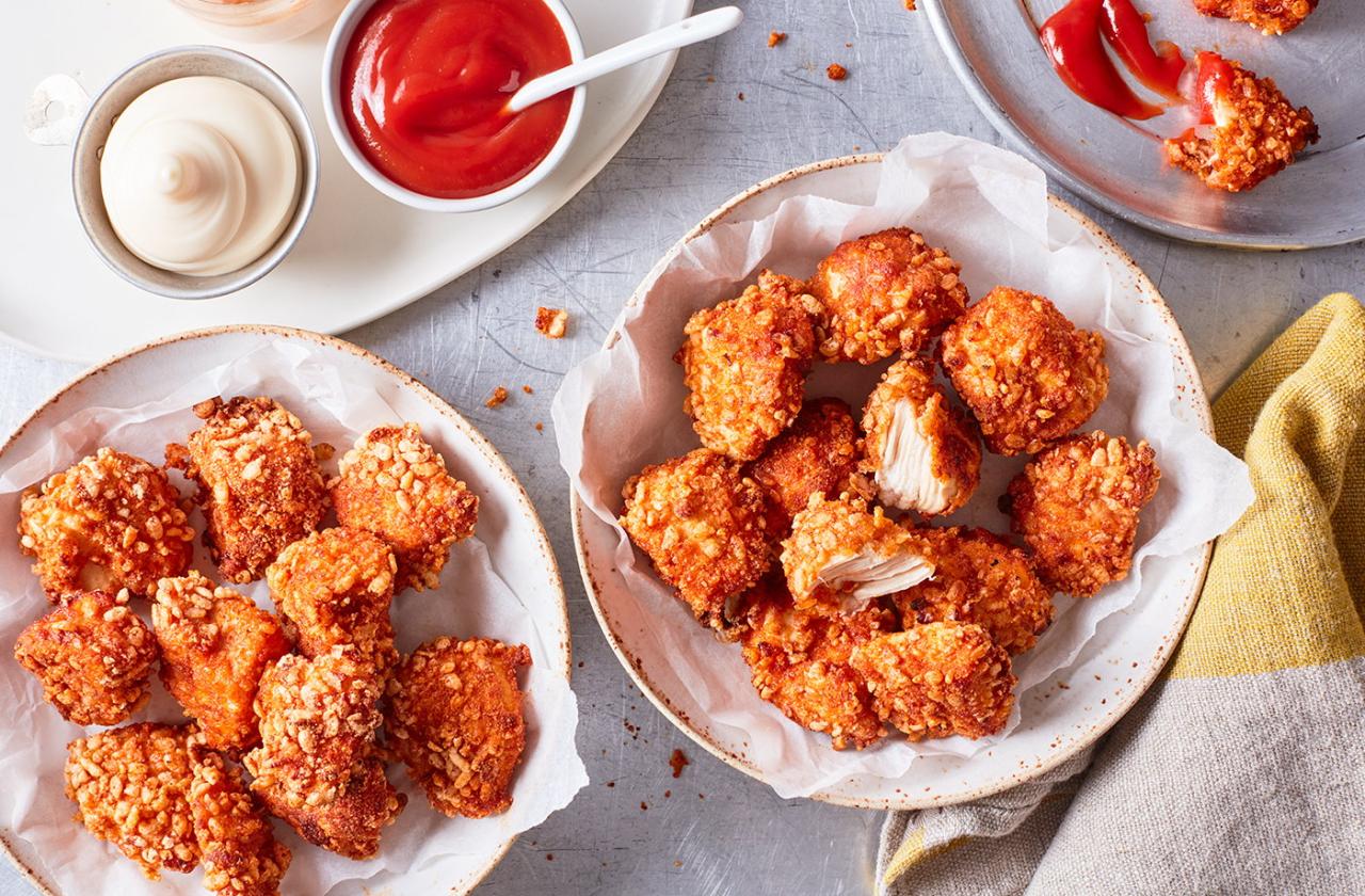 High protein spicy chicken bites