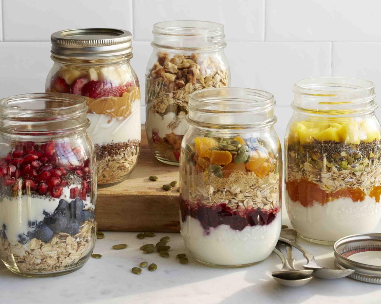 3 steps to quick easy mason jar breakfasts