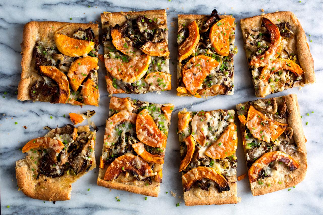 Rustic vegan mushroom tart