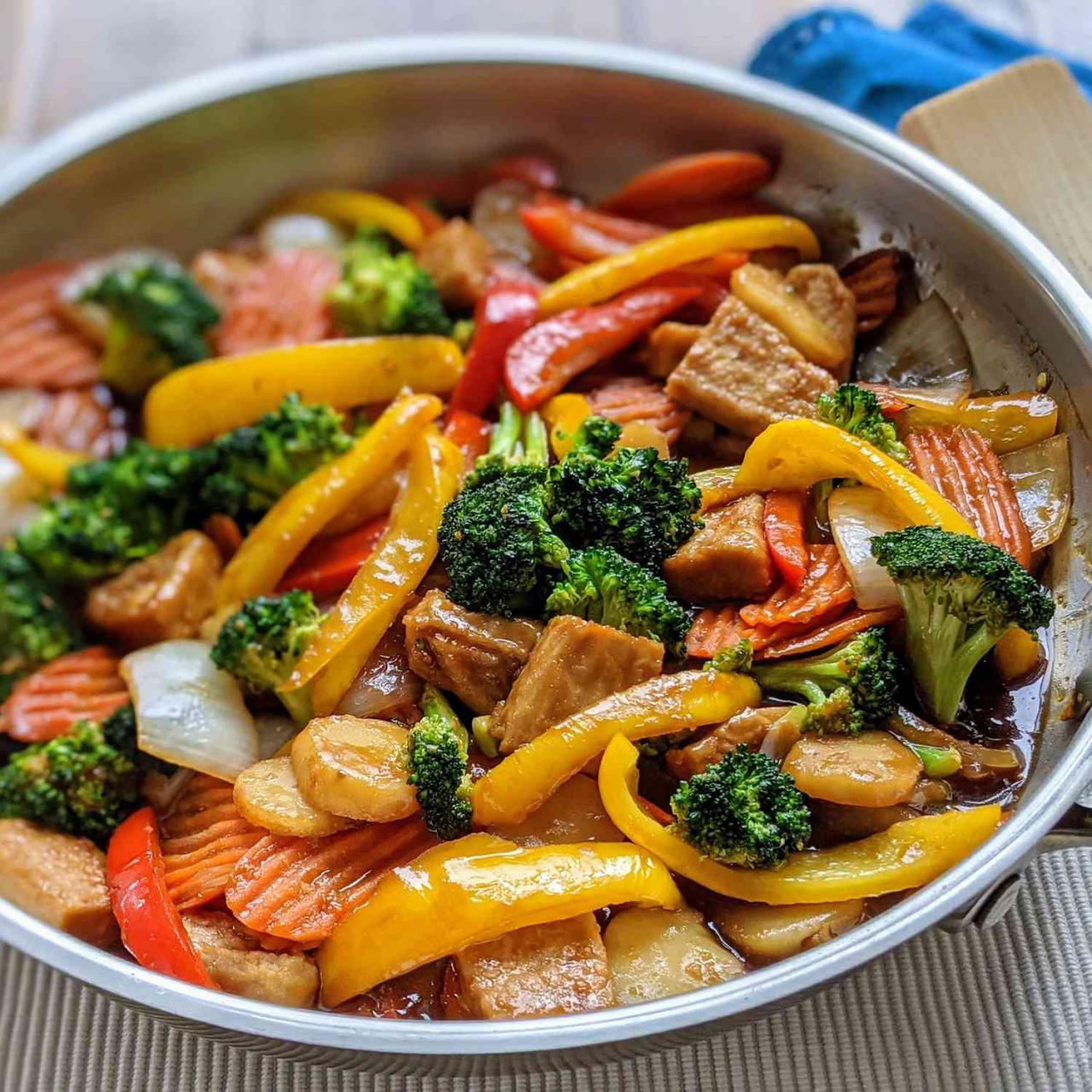 Summery chicken stir fry