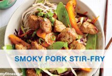 Smoky pork stirfry