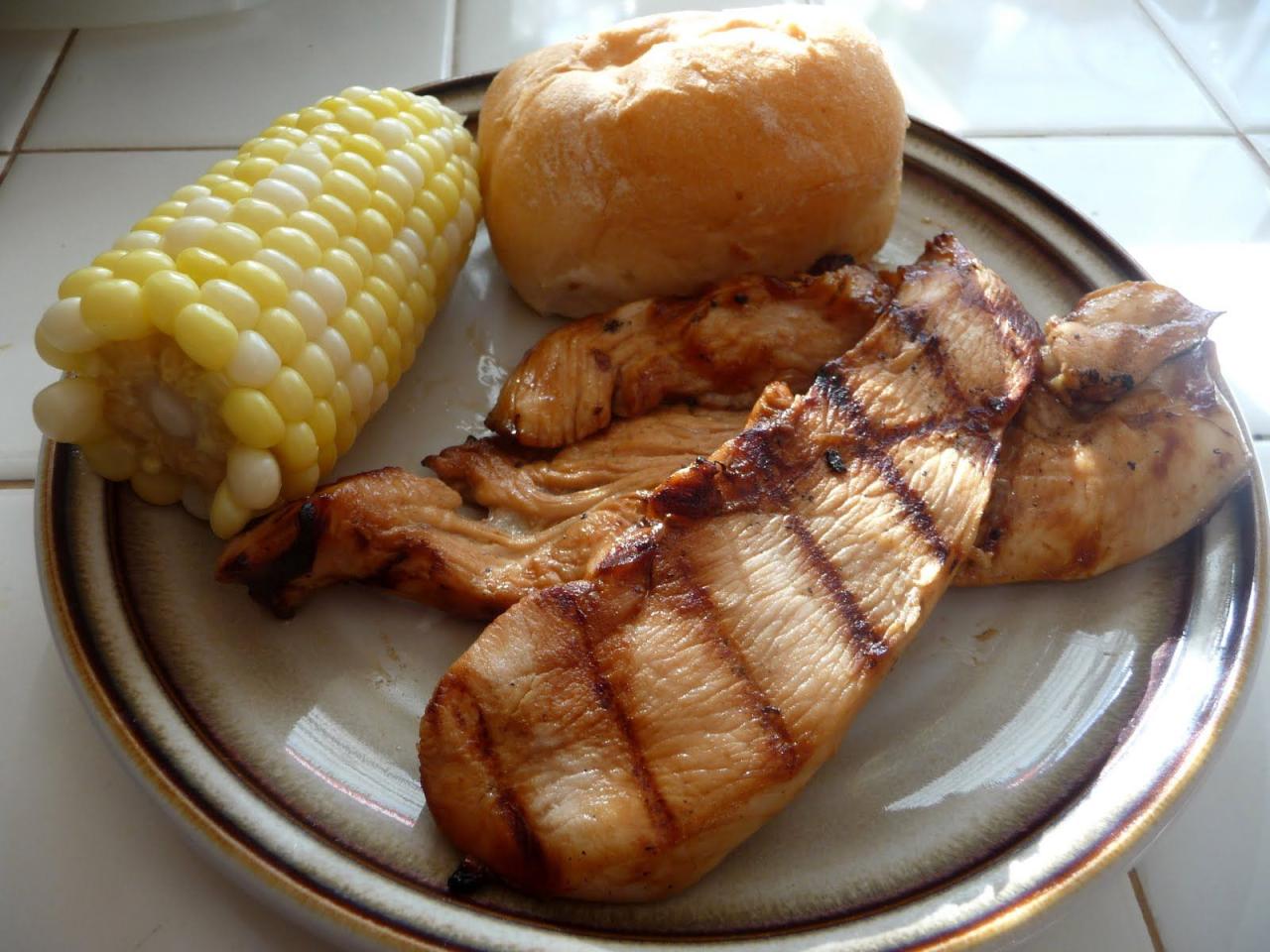 Chicken marinade recipe grilled breasts breast sauce juicy savory juice lemon oil tenders thinly modernhoney worcestershire vinegar soy honey whatever