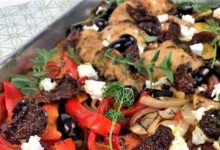 Greek chicken sheet pan dinner