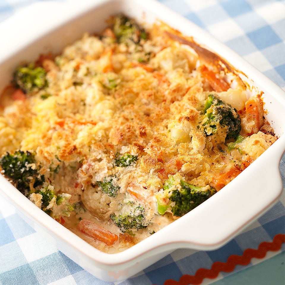 Cheesy veggie bake