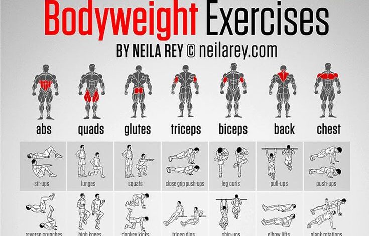 3 circuit bodyweight upper body workout