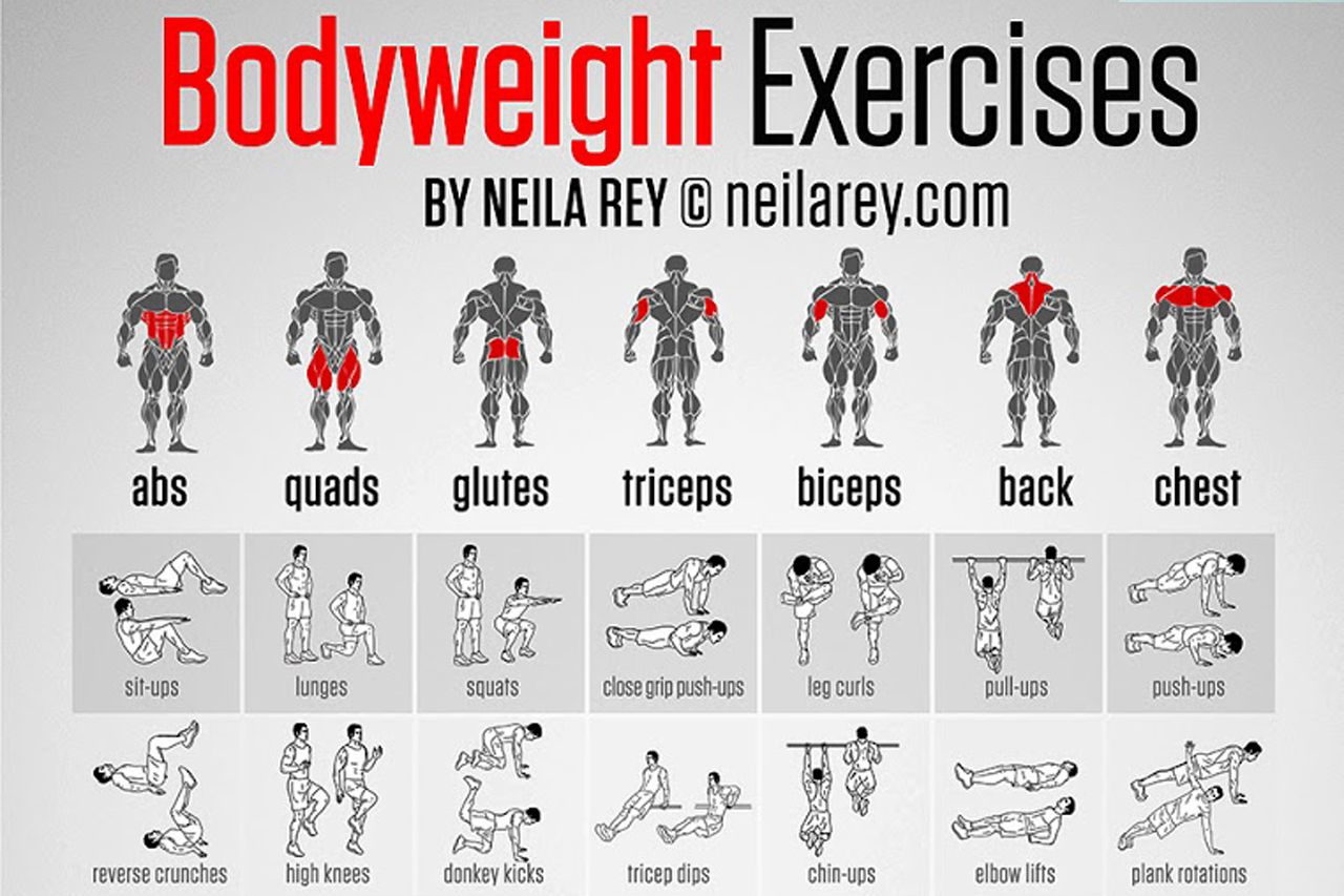 1 week bodyweight core workout