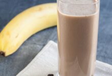 Banana coffee smoothie