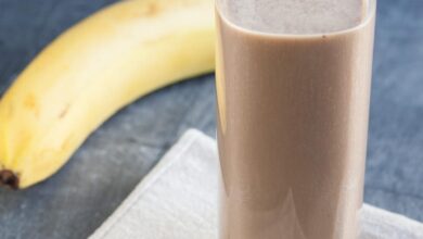 Banana coffee smoothie