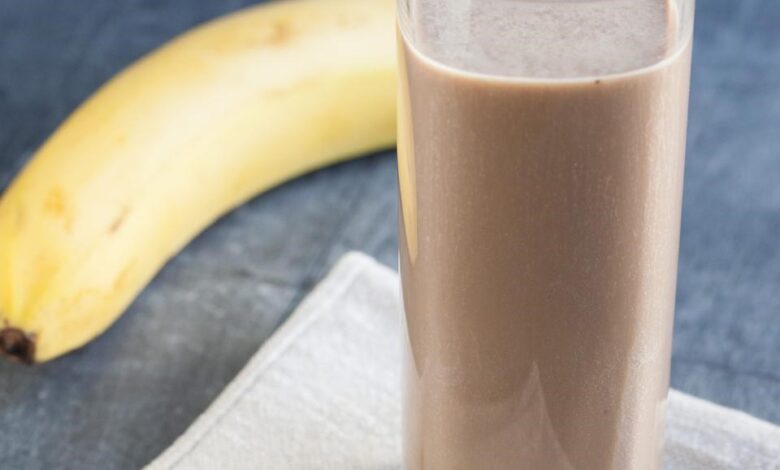 Banana coffee smoothie