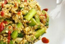 Veggie quinoa fried rice