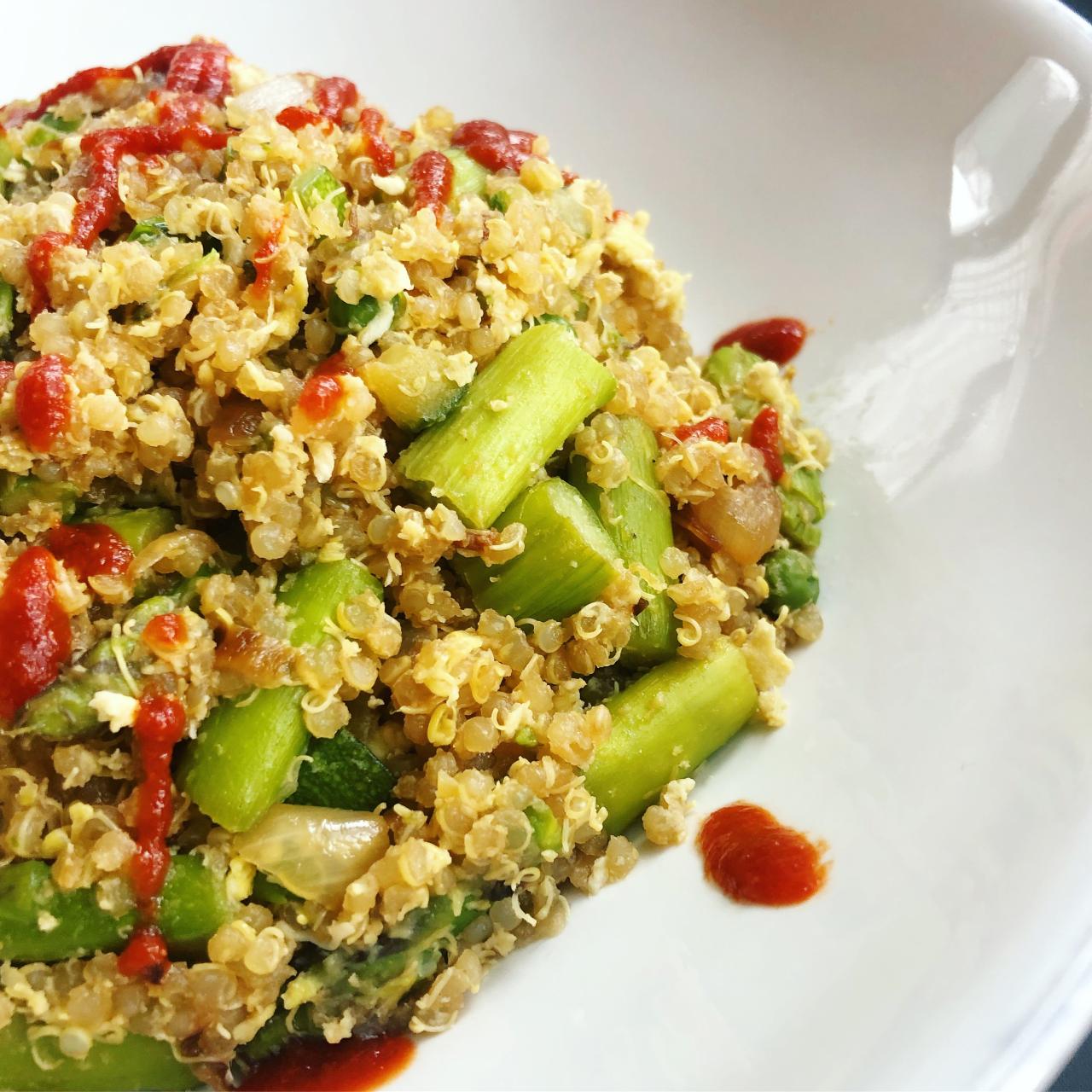 Veggie quinoa fried rice