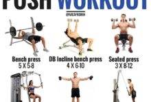 Essential upper body push workout