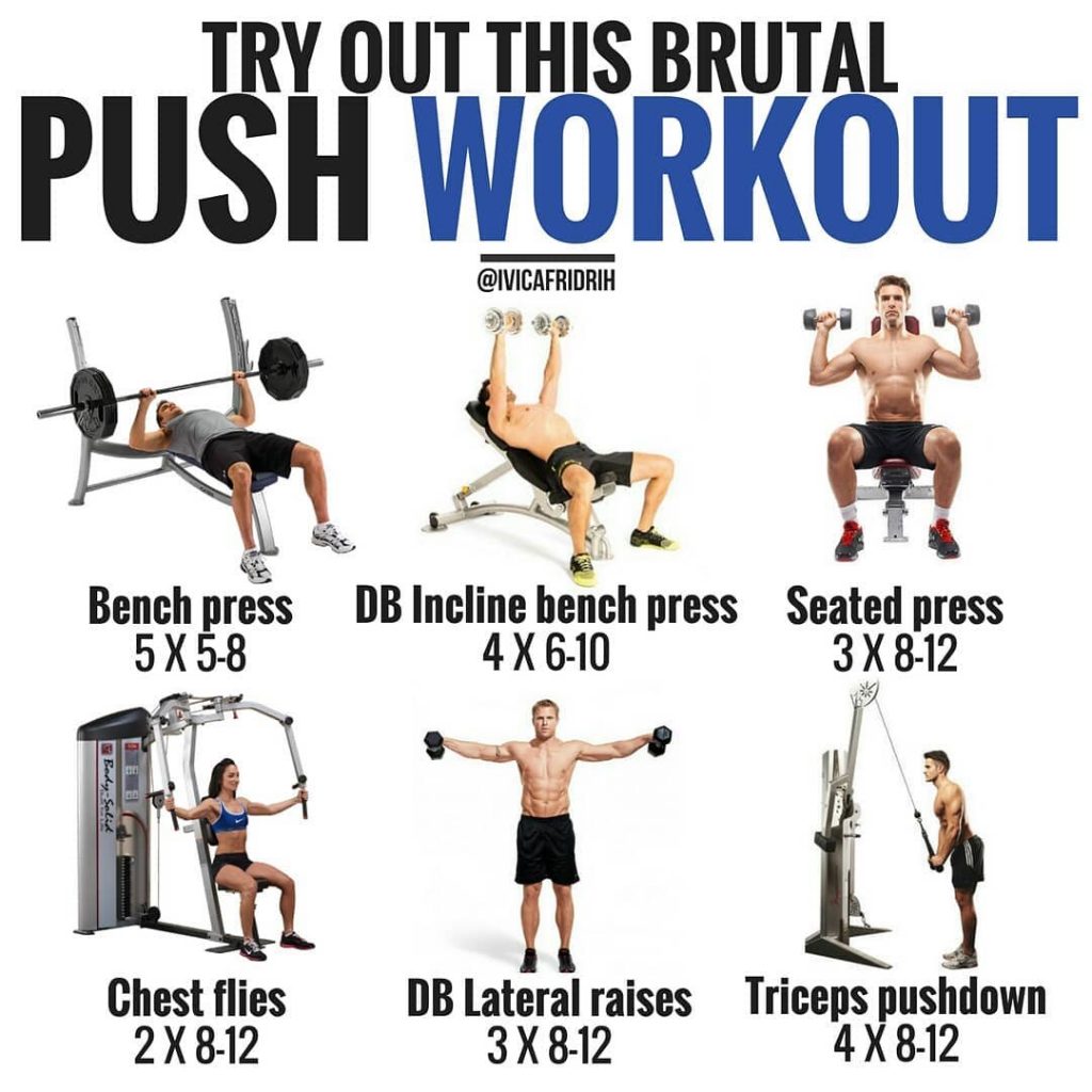 Essential upper body push workout