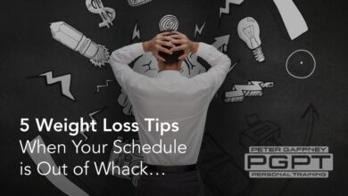 Weight loss tips when your schedule is out of whack