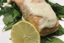 Roasted chicken with meyer lemon sauce