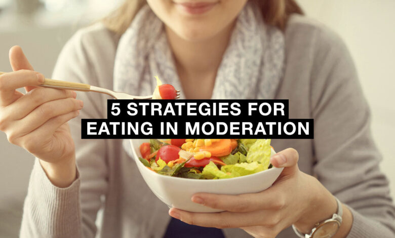 Strategies for eating in moderation