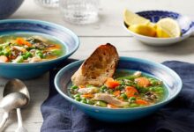Slow cooker chicken wild rice soup