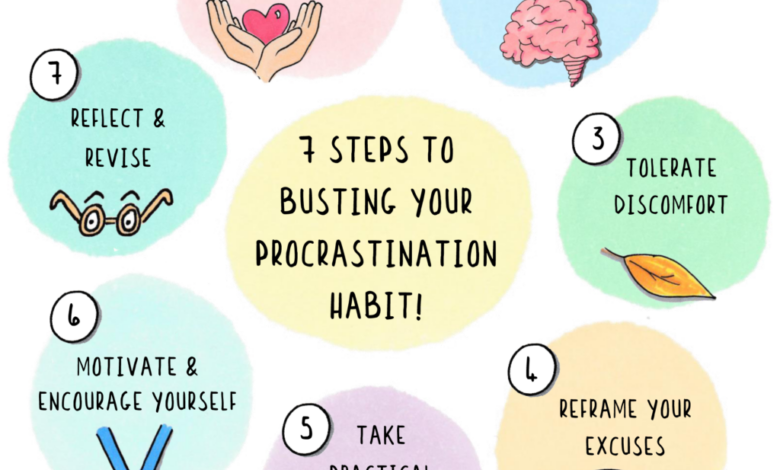 5 tips squashing procrastination