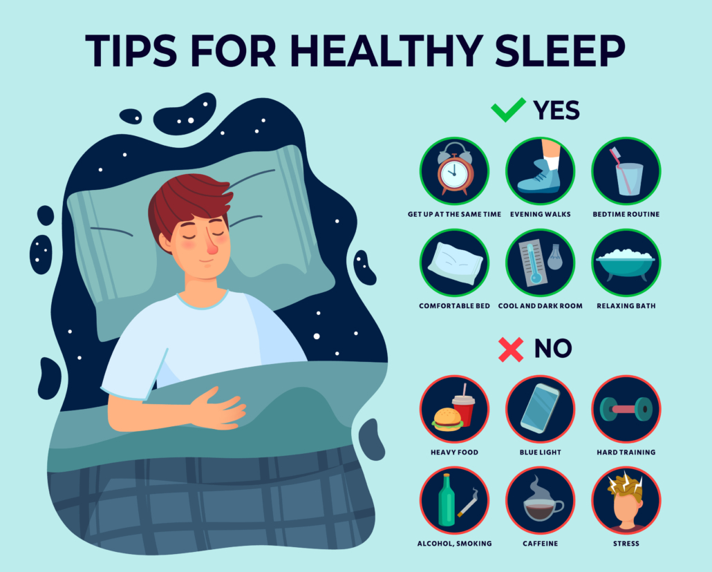 Bedtime tips to improve sleep