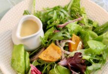Five spice chicken salad honey lime vinaigrette recipe