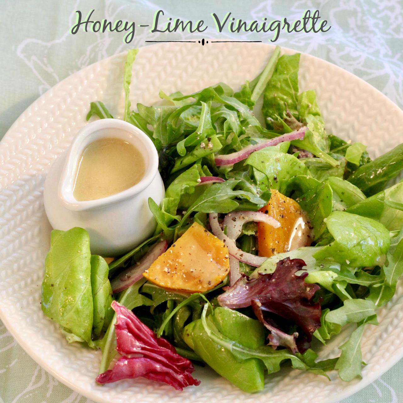 Five spice chicken salad honey lime vinaigrette recipe