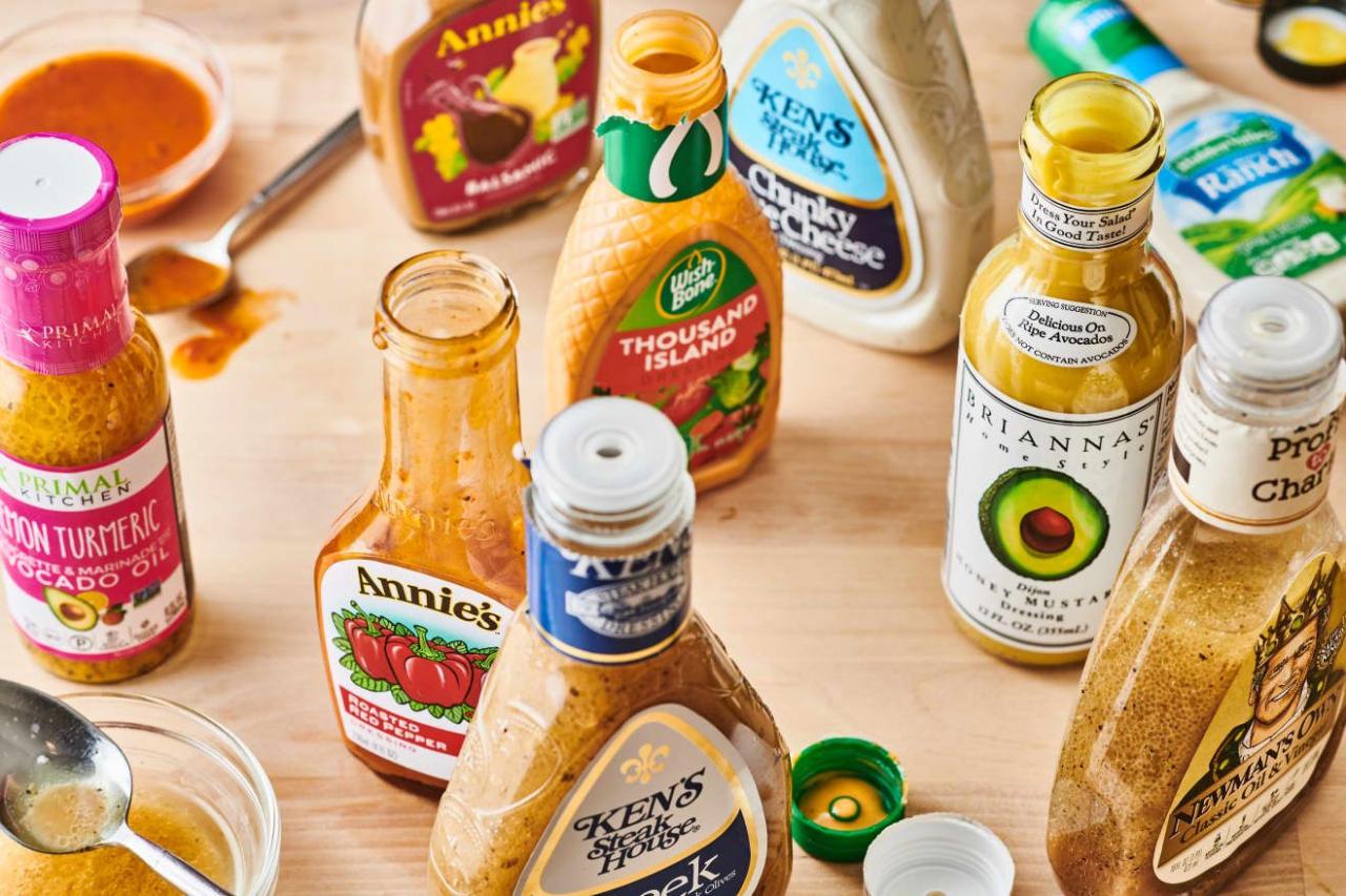 Top rd approved bottled salad dressings