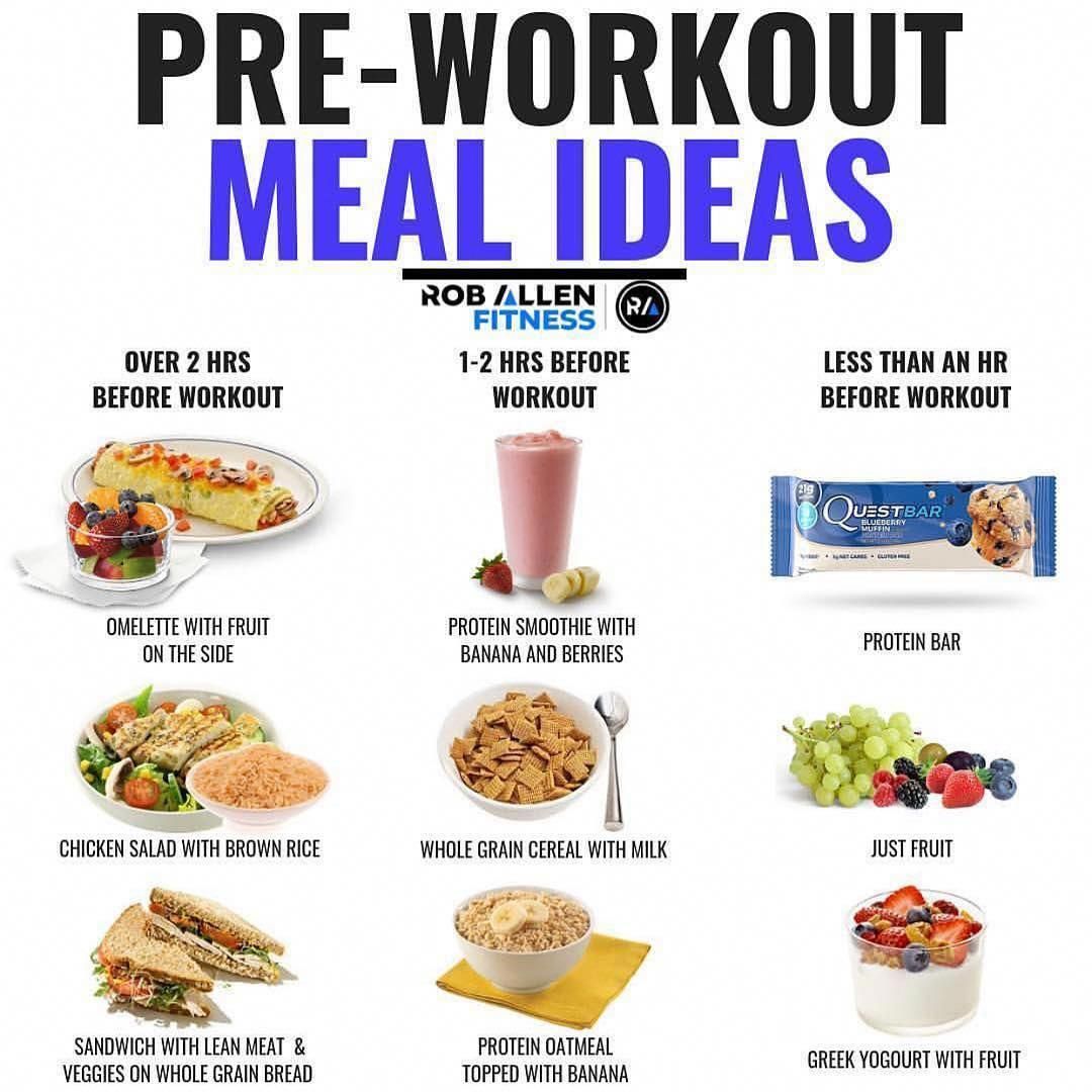 What fitness pros eat before a workout