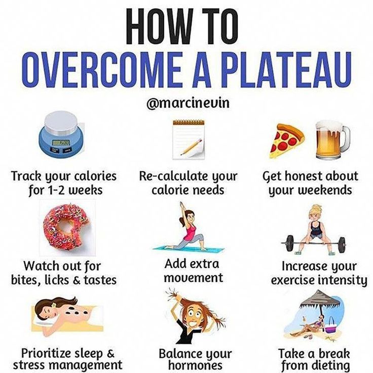 The upside of a weight loss plateau