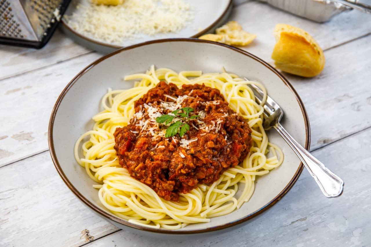 Bolognese lamb pappardelle imported