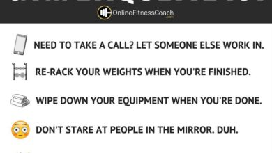 Phones at the gym etiquette 101