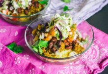 Tex mex baked spaghetti squash