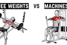 Machines free weights effective gym