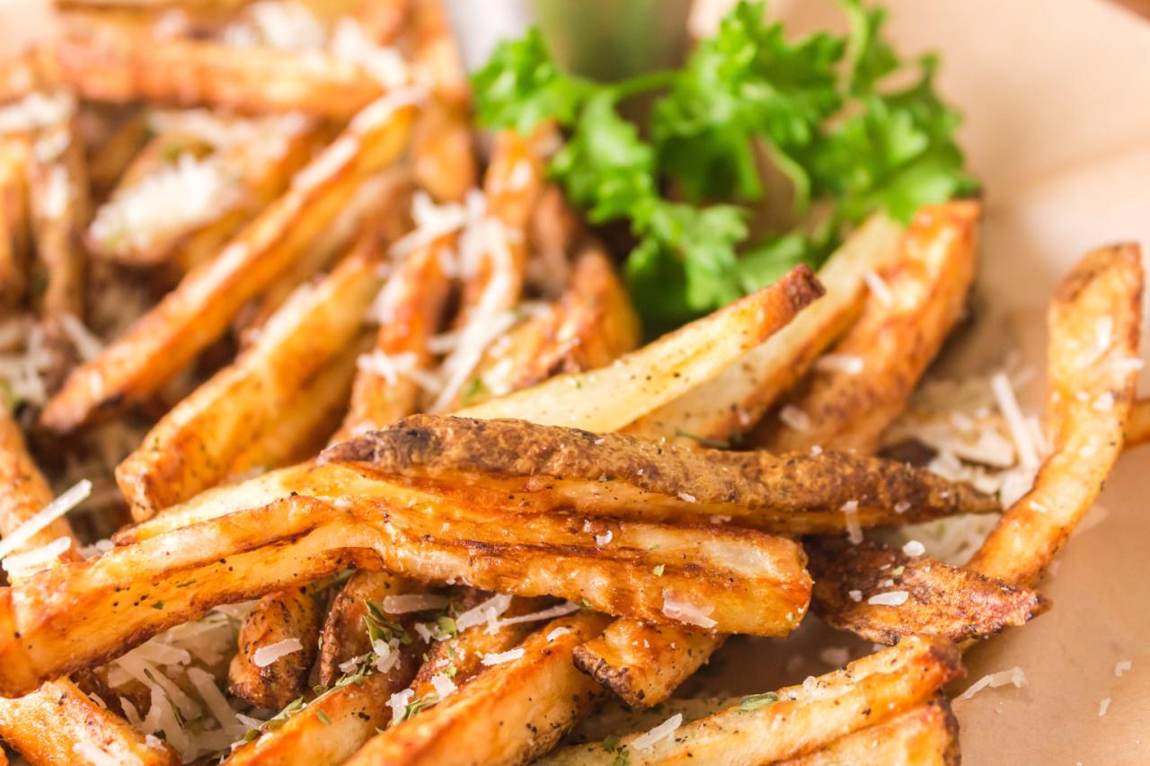 Air fryer truffle fries