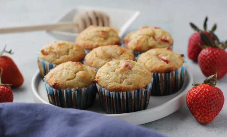 Savory almond flour muffins