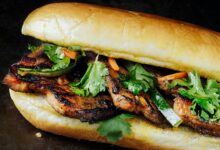 Chicken bahn mi sandwiches