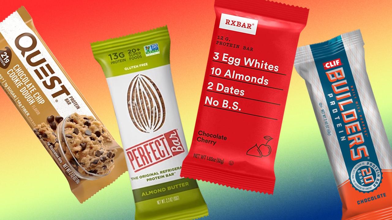 Best protein bars according to dietitians